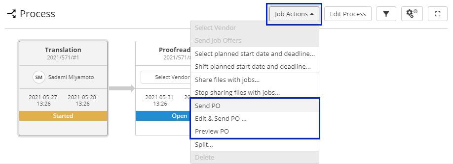 Purchase Orders in XTRF 02