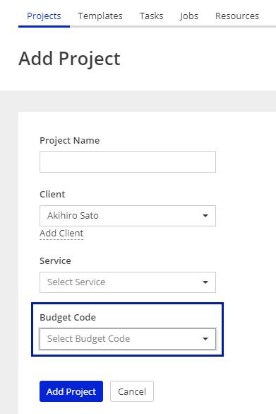 Budget codes in XTRF 02