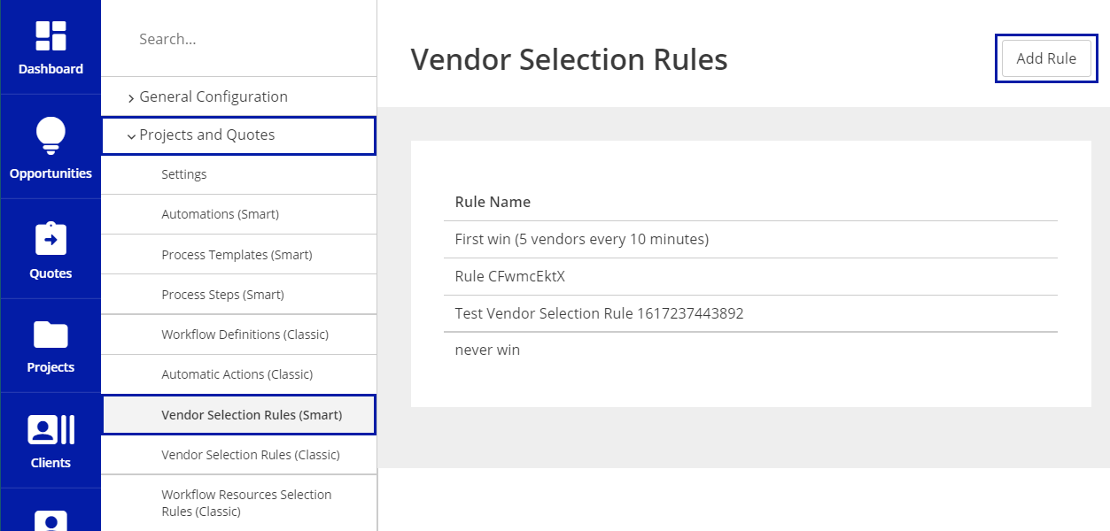 Vendor Selection Rules 01