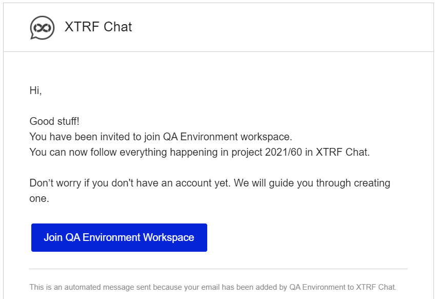 Access XTRF Chat 01