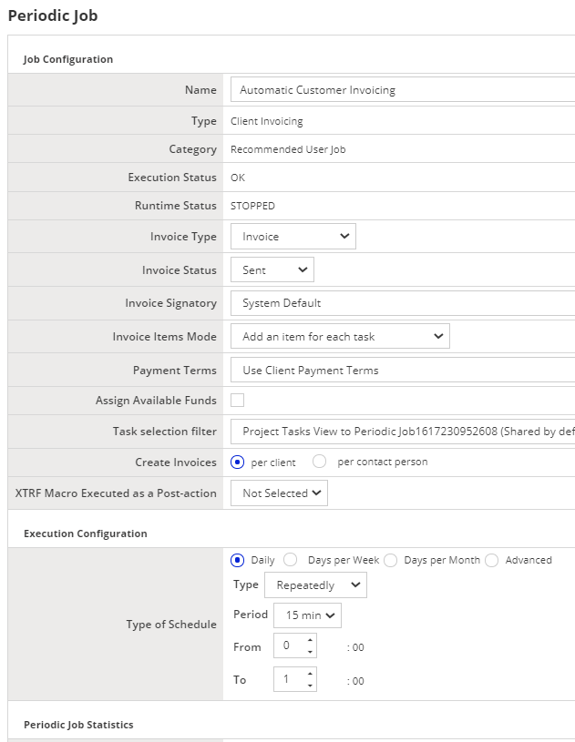 Automatic Client Invoicing 01